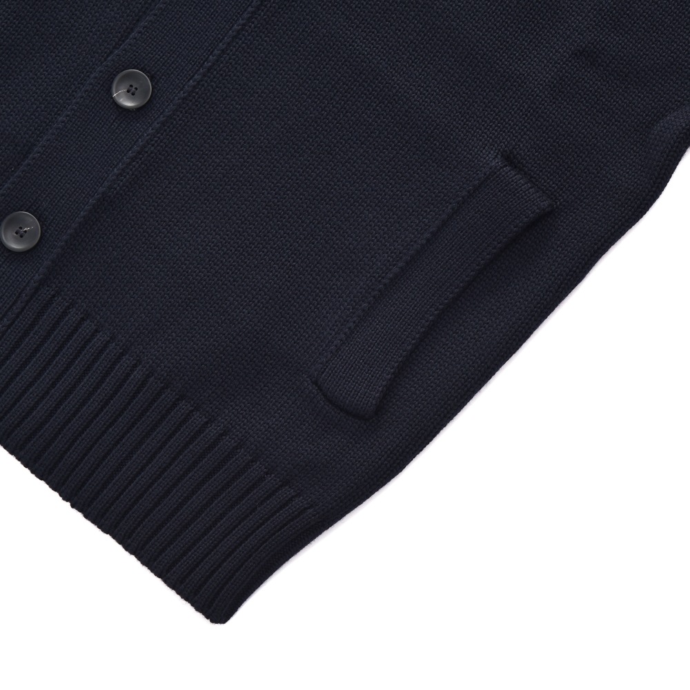 ZANONE ザノーネ CHIOTO ミドルゲージスタンドカラーカーディガン