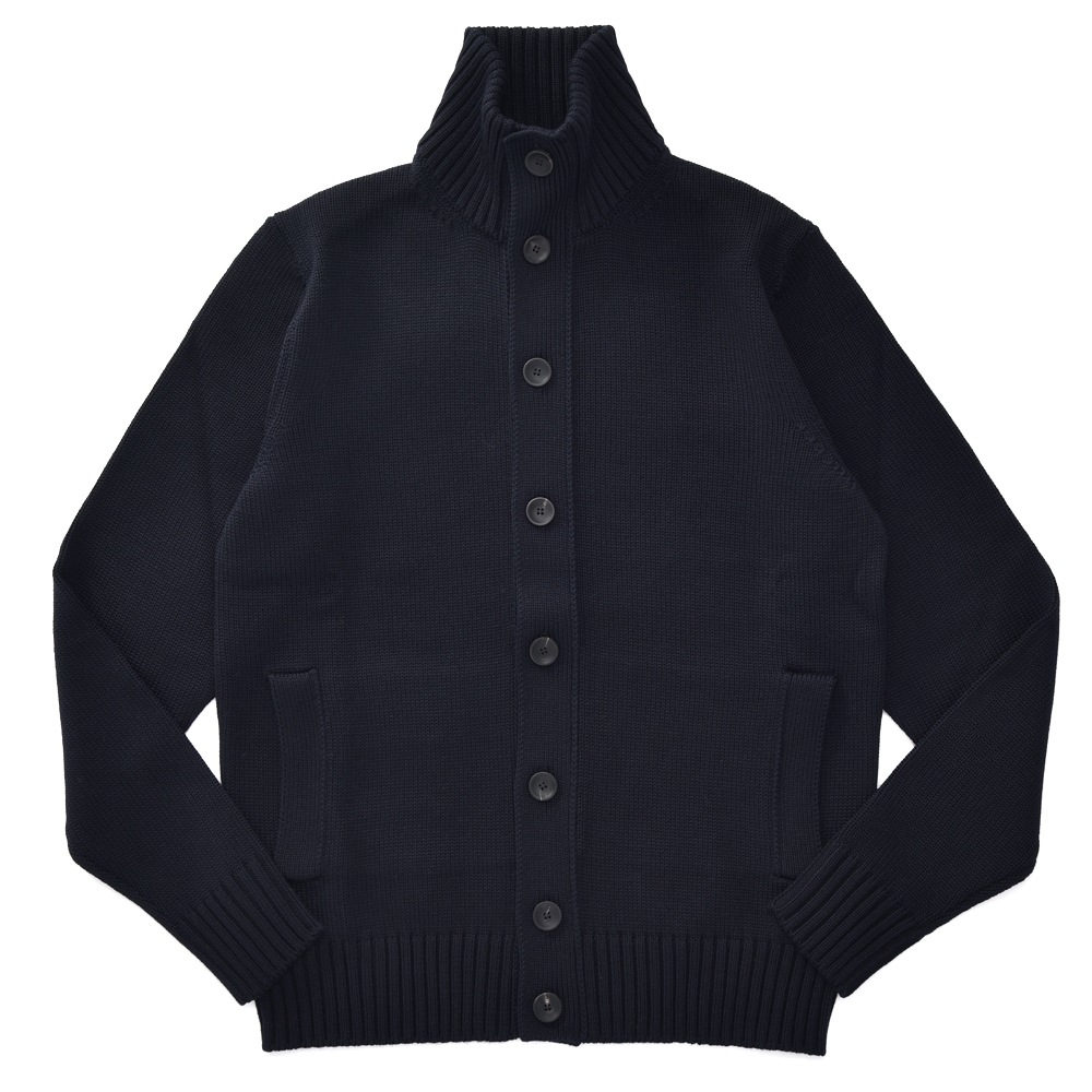 【定番！美品！】ZANONE ザノーネ　ミドルゲージタートル48 ネイビー ザノーネ / ZANONE / タートルネック ニット / ウール ミドル