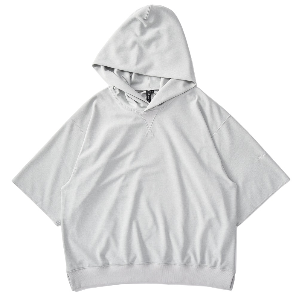 POUTNIK THE URBAN TRAVELER BY TILAK ポートニック ティラック DEL HOODIE S/S LIGHT GREY