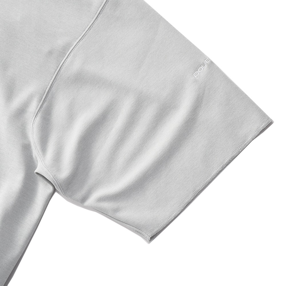 POUTNIK THE URBAN TRAVELER BY TILAK ポートニック ティラック DEL HOODIE S/S LIGHT GREY