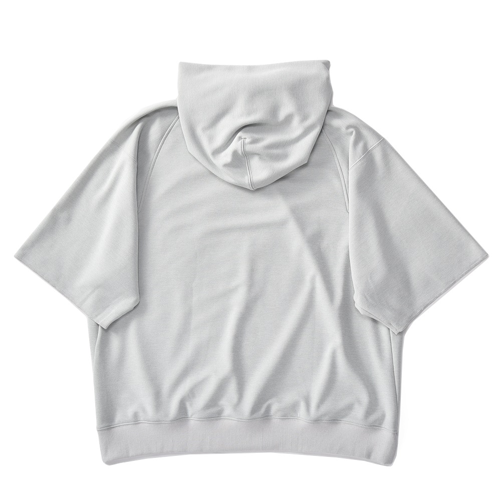 POUTNIK THE URBAN TRAVELER BY TILAK ポートニック ティラック DEL HOODIE S/S LIGHT GREY