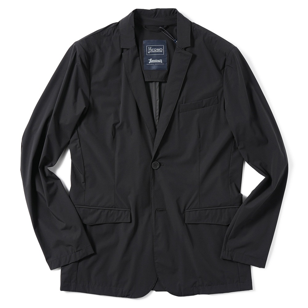 HERNO Laminar ヘルノ ラミナー ストレッチナイロン 2B ジャケット GA00021UL/12803 BLACK