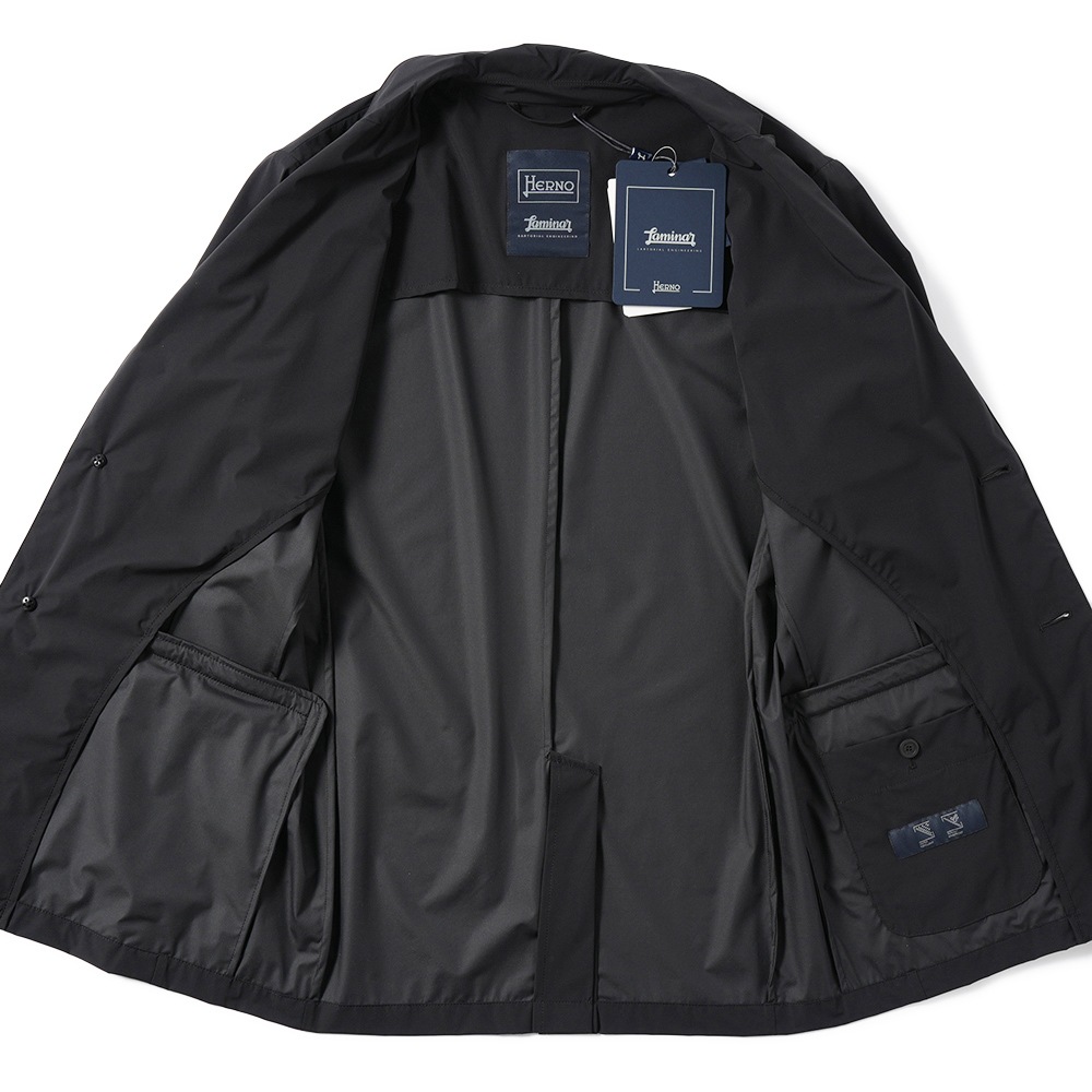HERNO Laminar ヘルノ ラミナー ストレッチナイロン 2B ジャケット GA00021UL/12803 BLACK