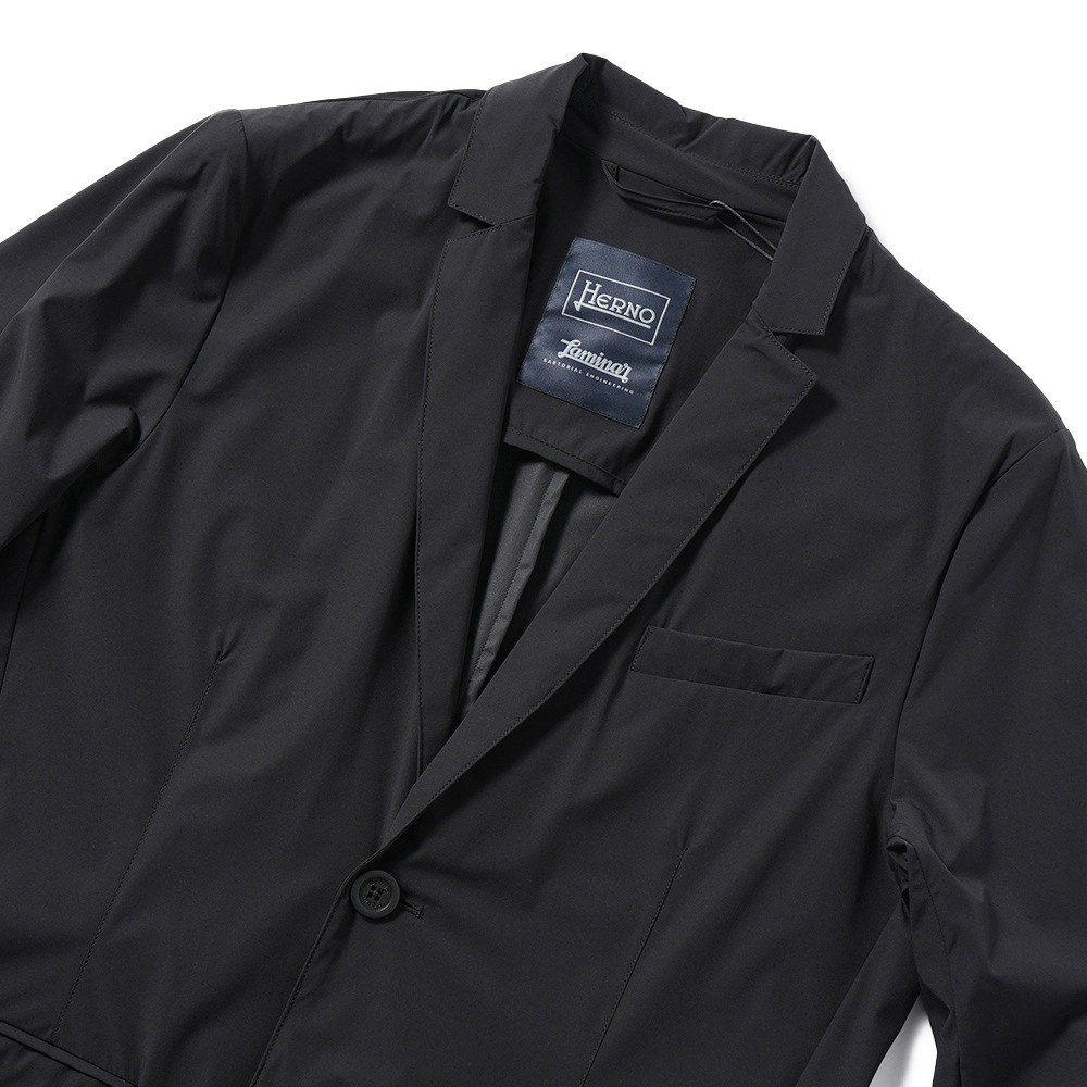 HERNO Laminar ヘルノ ラミナー ストレッチナイロン 2B ジャケット GA00021UL/12803 BLACK