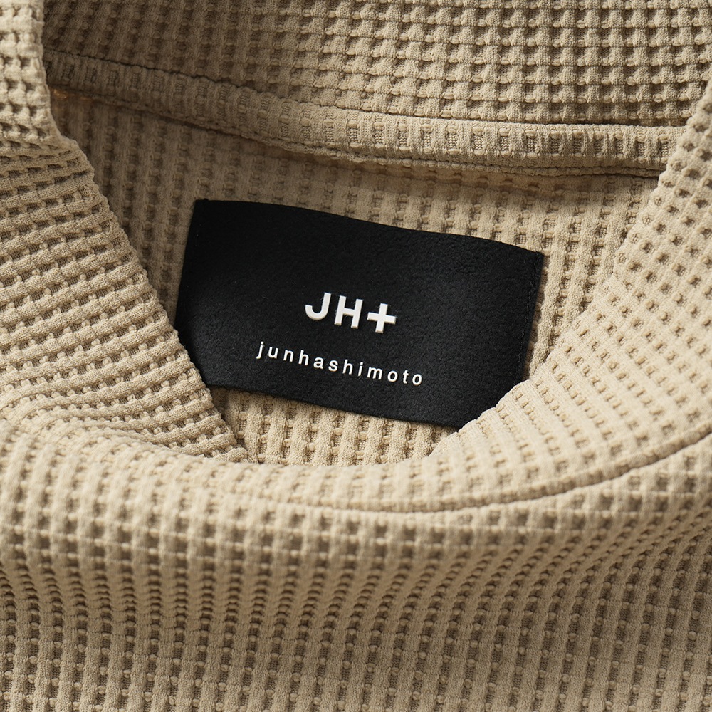 junhashimoto ジュンハシモト JH+ WAFFLE THERMAL MOCKNECK ワッフルサーマルモックネック 1102420038 BEIGE