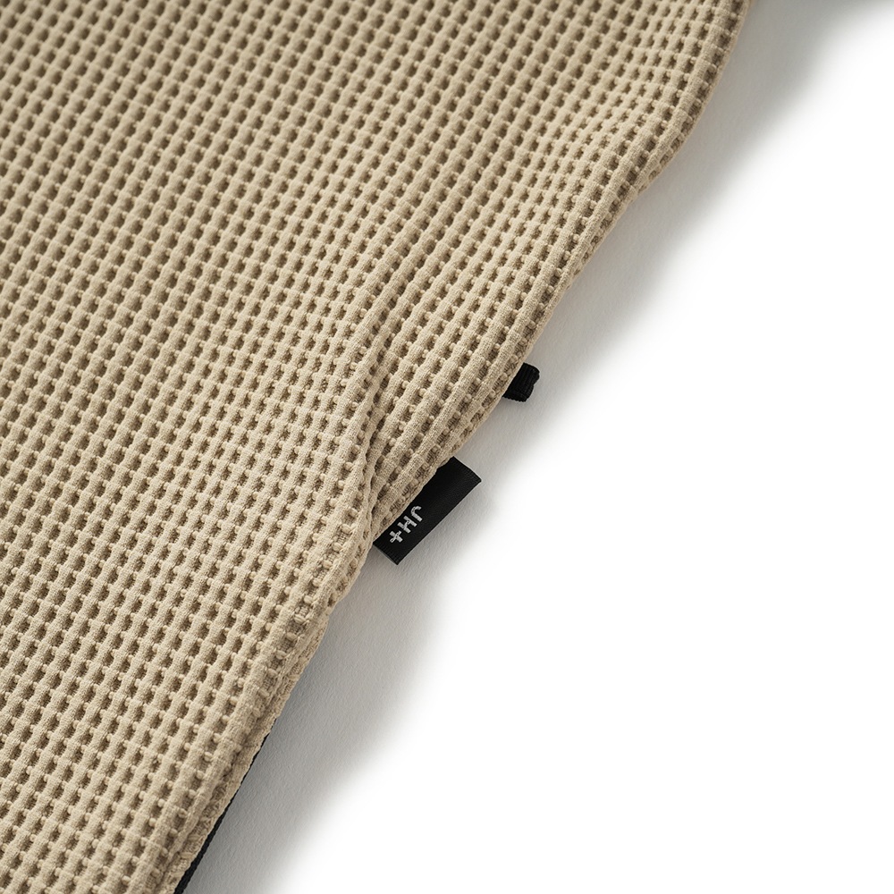 junhashimoto ジュンハシモト JH+ WAFFLE THERMAL MOCKNECK ワッフルサーマルモックネック 1102420038 BEIGE