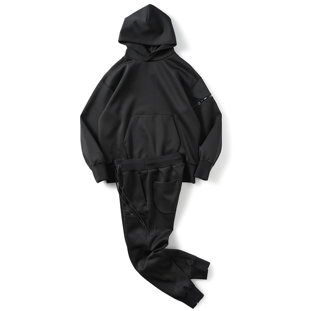 onegravity ワングラビティ ダブルニット リブパンツ 51-234-07-010013 BLACK