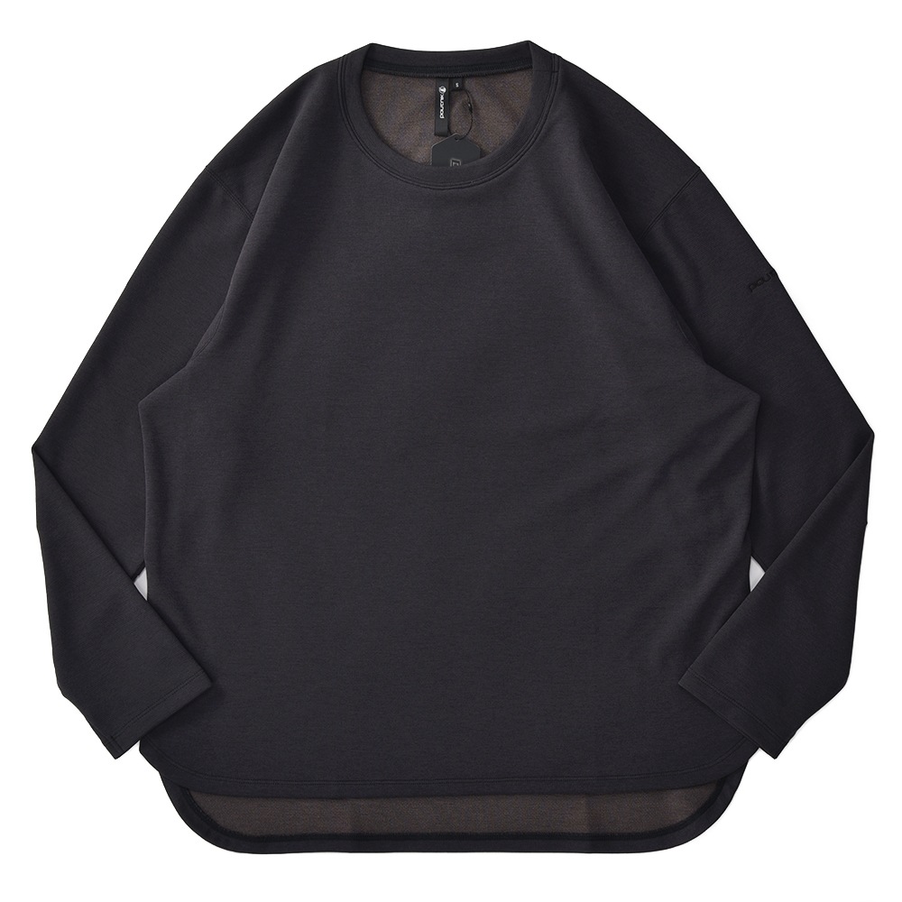 POUTNIK THE URBAN TRAVELER BY TILAK ポートニック ティラック DEL-TEE L/S BLACK