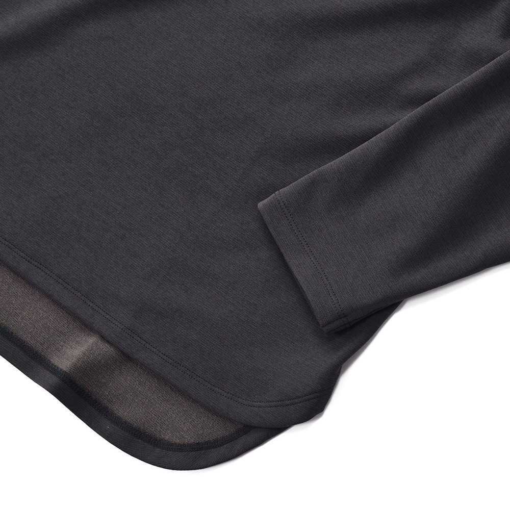 POUTNIK THE URBAN TRAVELER BY TILAK ポートニック ティラック DEL-TEE L/S BLACK