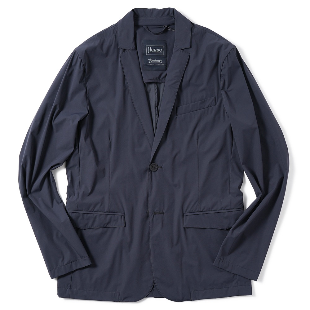 HERNO Laminar ヘルノ ラミナー ストレッチナイロン 2B ジャケット GA00021UL/12803 NAVY
