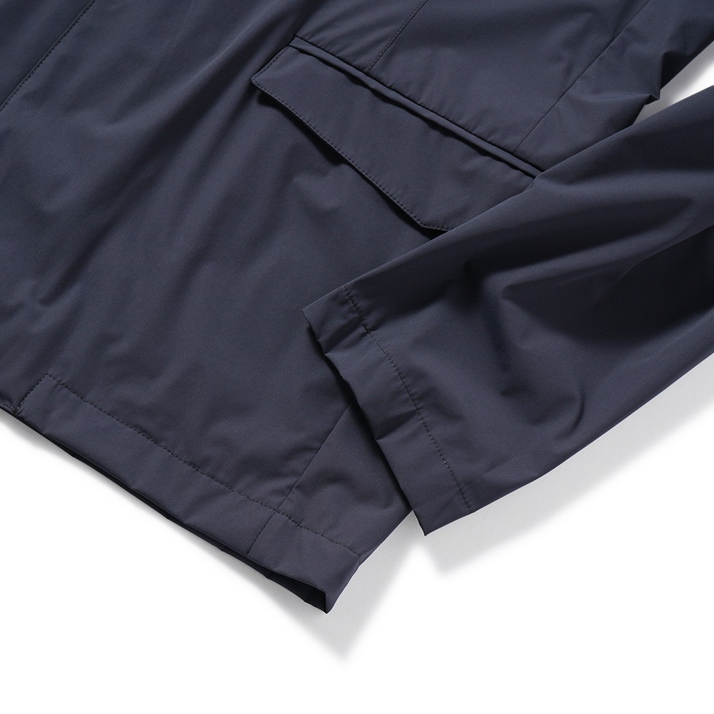 HERNO Laminar ヘルノ ラミナー ストレッチナイロン 2B ジャケット GA00021UL/12803 NAVY