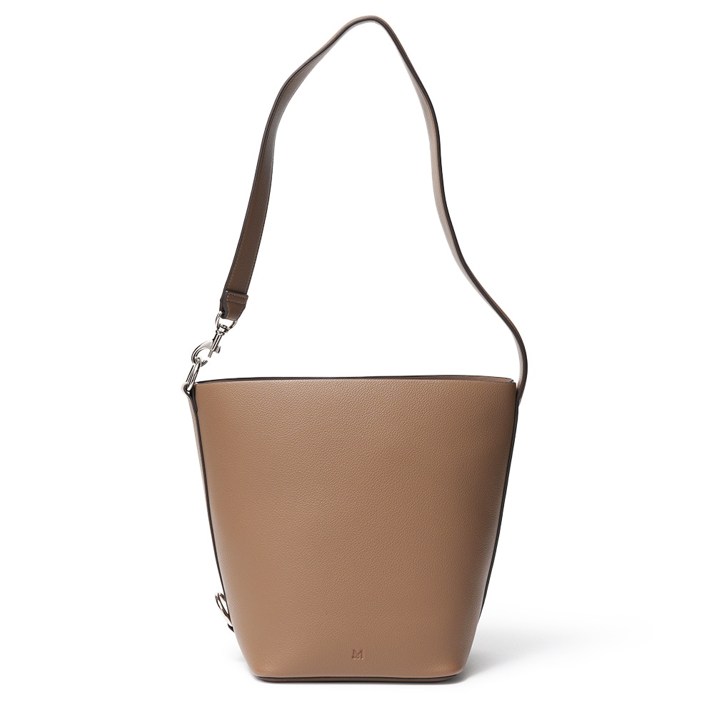 &MyuQ アンドミューク ERIO エリオ ヴィーガンレザー 2WAYショルダーバッグ GREIGE