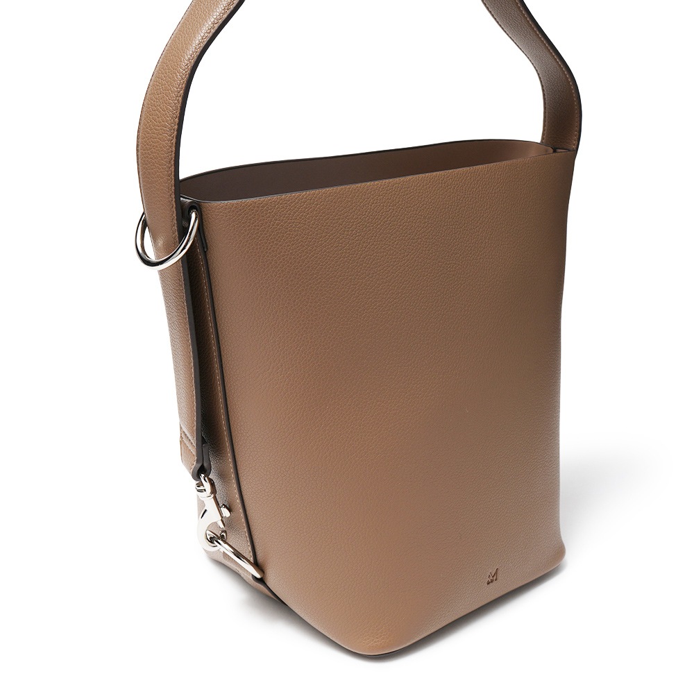 &MyuQ アンドミューク ERIO エリオ ヴィーガンレザー 2WAYショルダーバッグ GREIGE