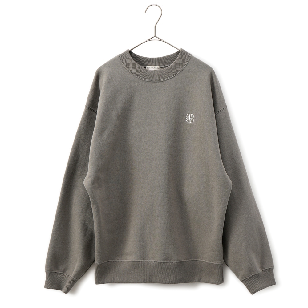 PROTAGONISTA プロタゴニスタ ロゴ スウェットプルオーバー PNT-CS-35 DARK GREY