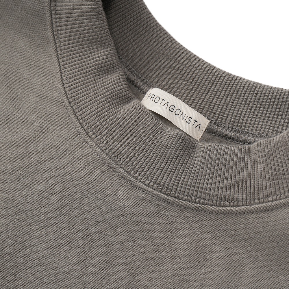 PROTAGONISTA プロタゴニスタ ロゴ スウェットプルオーバー PNT-CS-35 DARK GREY