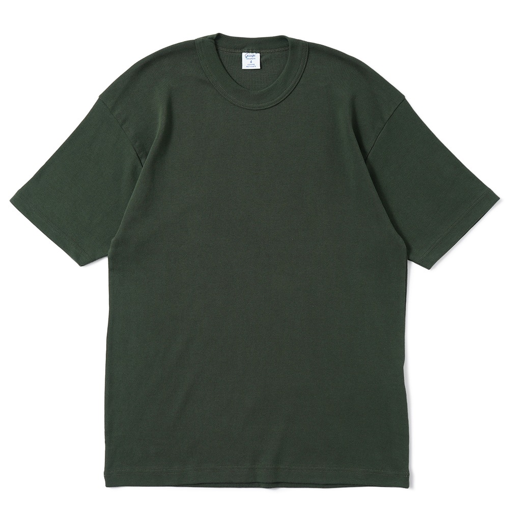 GICIPI ジチピ 2602P GRONGO Costina 1×1 グローンゴ クルーネック ベーシックフィット Tシャツ OLIVE