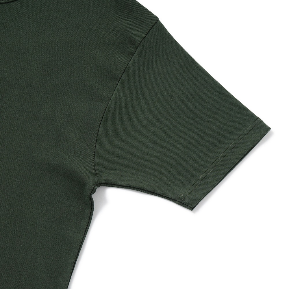 GICIPI ジチピ 2602P GRONGO Costina 1×1 グローンゴ クルーネック ベーシックフィット Tシャツ OLIVE