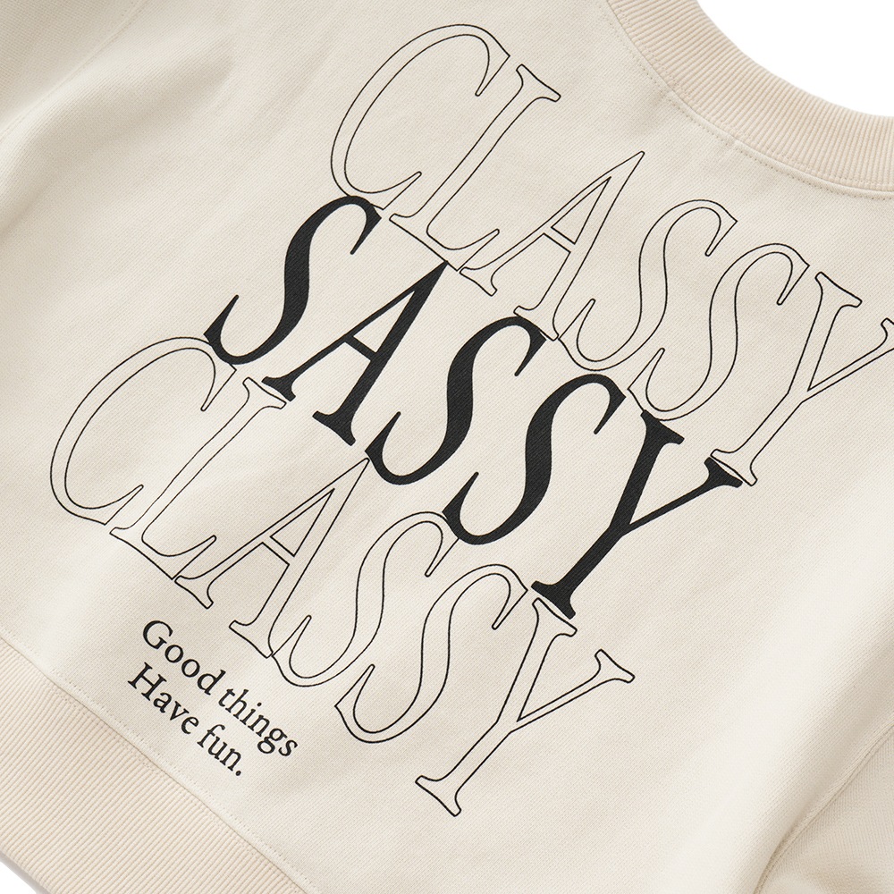 PROTAGONISTA プロタゴニスタ ロゴ ショートスウェットプルオーバー PNT-CS-34 OFF WHITE