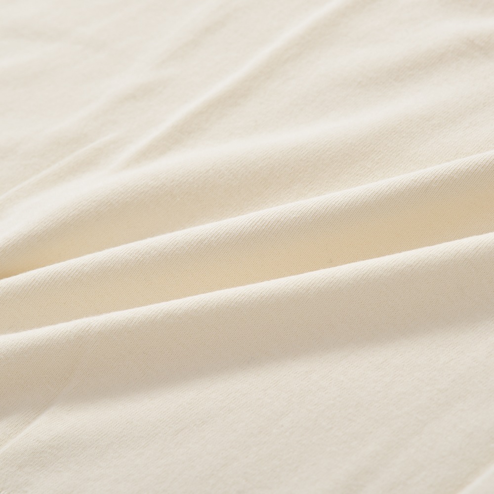 GICIPI ジチピ 2101A LUPO ソフトコットン クルーネック ロングスリーブTシャツ OFF WHITE