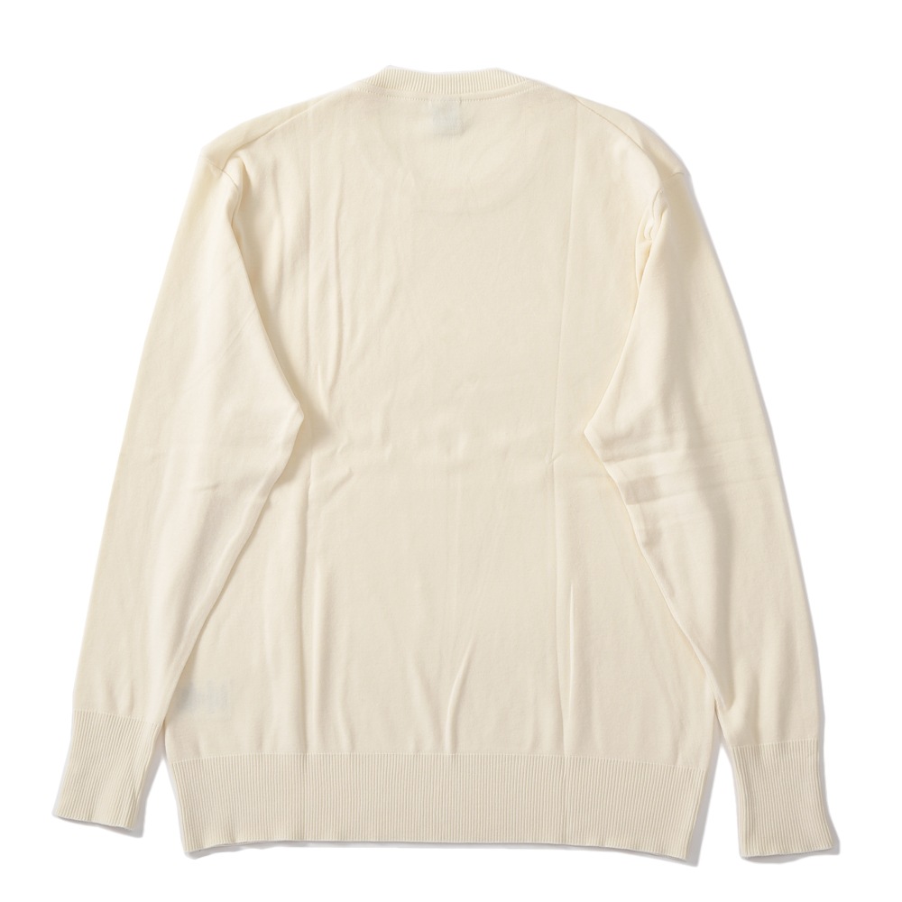 GICIPI ジチピ 2101A LUPO ソフトコットン クルーネック ロングスリーブTシャツ OFF WHITE