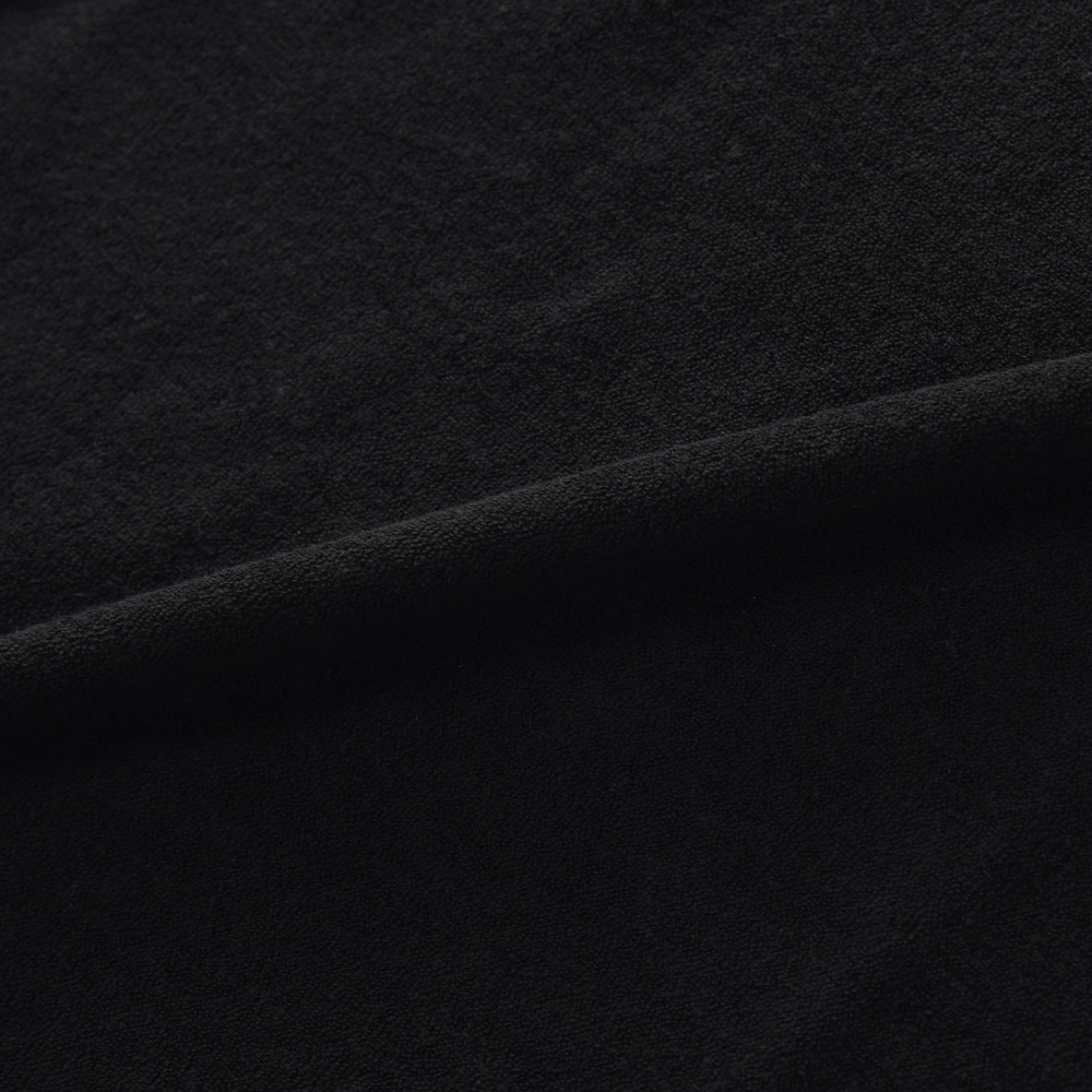 GUY ROVER ギローバー コットン パイル スキッパーポロシャツ BLACK