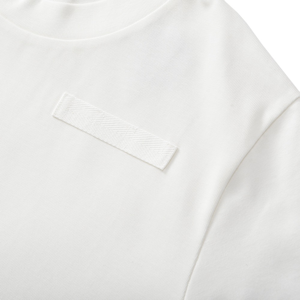 REVENIR リブニール SUVIN GIZA CREW NECK S/S クルーネックTシャツ WHITE