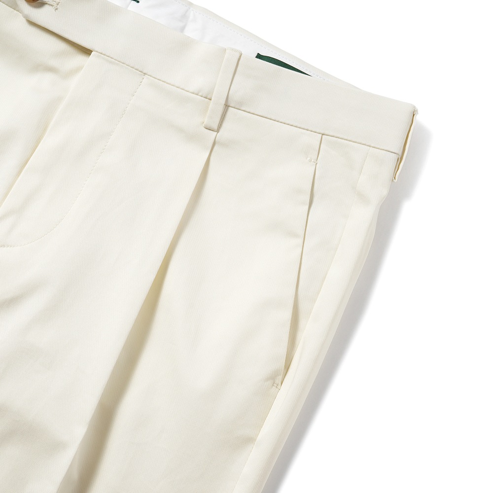 BERWICH ベルウィッチ JMORELLO-1P-CK1790X ストレッチコットンツイル 1プリーツ パンツ OFF WHITE