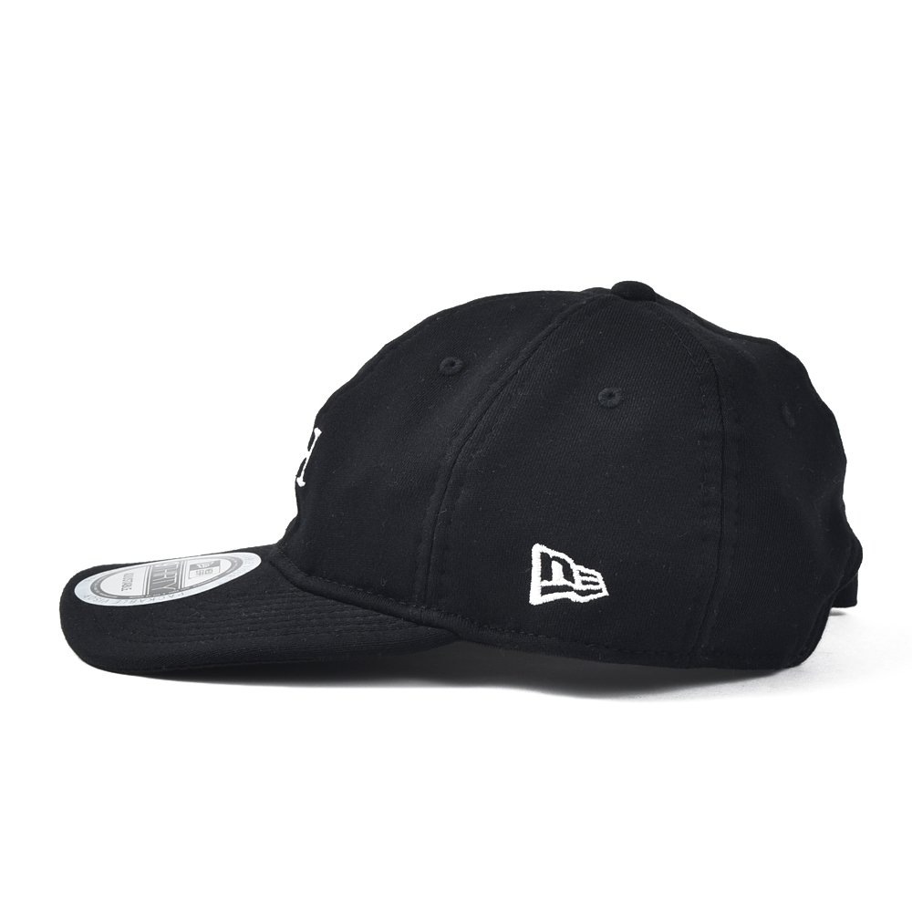 NEW ERA・HRM ニューエラ・ハリウッドランチマーケット NEW ERA HRM H エンブロイダリー パッカブルバイザー キャップ BLACK