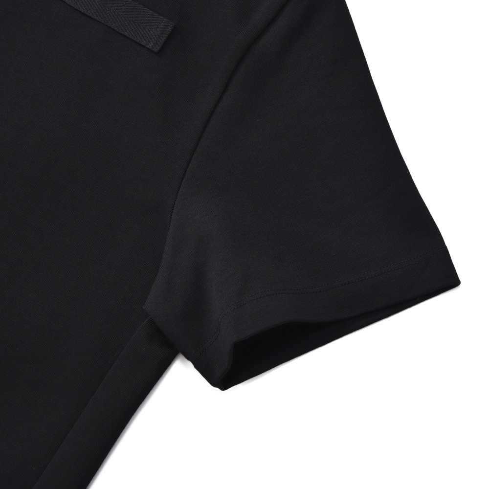 REVENIR リブニール SUVIN GIZA CREW NECK S/S クルーネックTシャツ BLACK