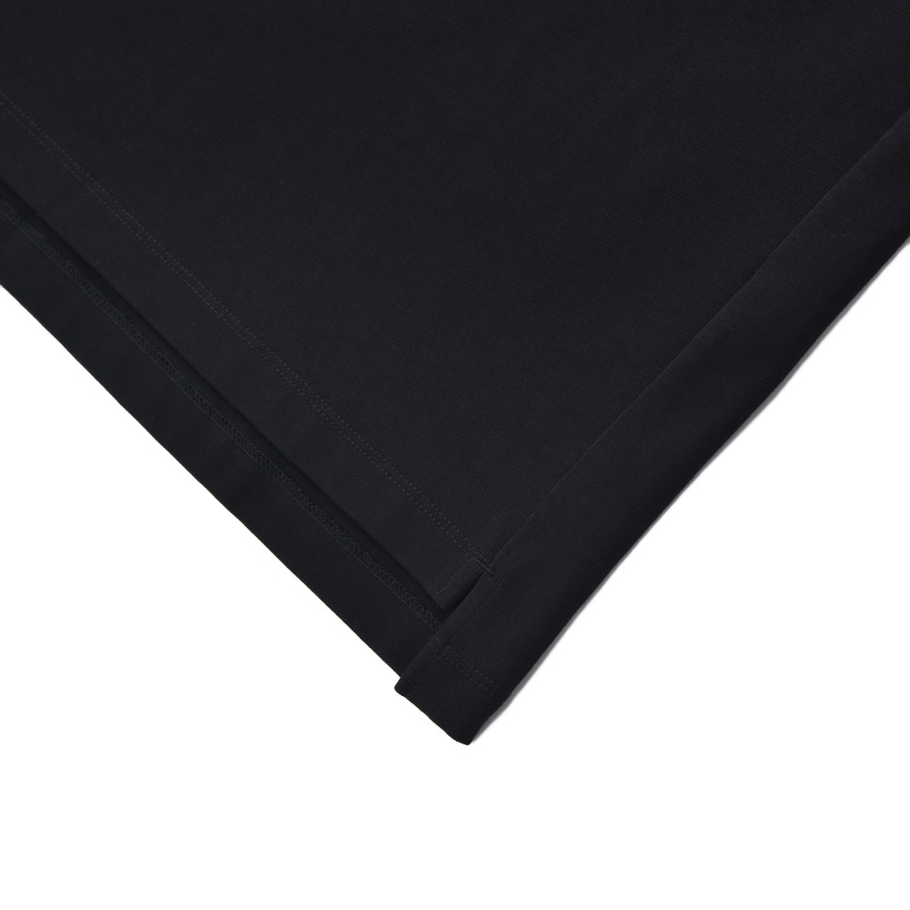 REVENIR リブニール SUVIN GIZA CREW NECK S/S クルーネックTシャツ BLACK