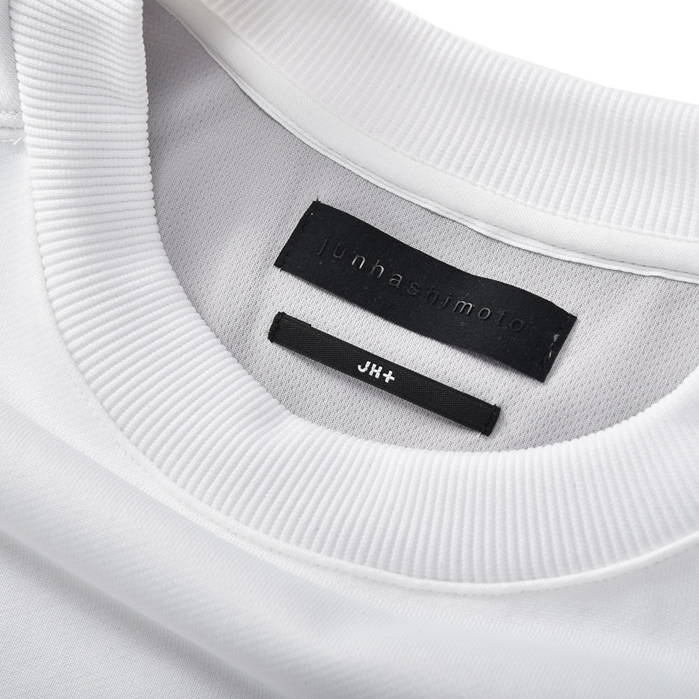 JUNHASHIMOTO ジュンハシモト JH+ MAGLIETTA ZIP 1102310020 WHITE