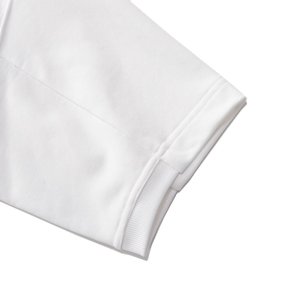 JUNHASHIMOTO ジュンハシモト JH+ MAGLIETTA ZIP 1102310020 WHITE