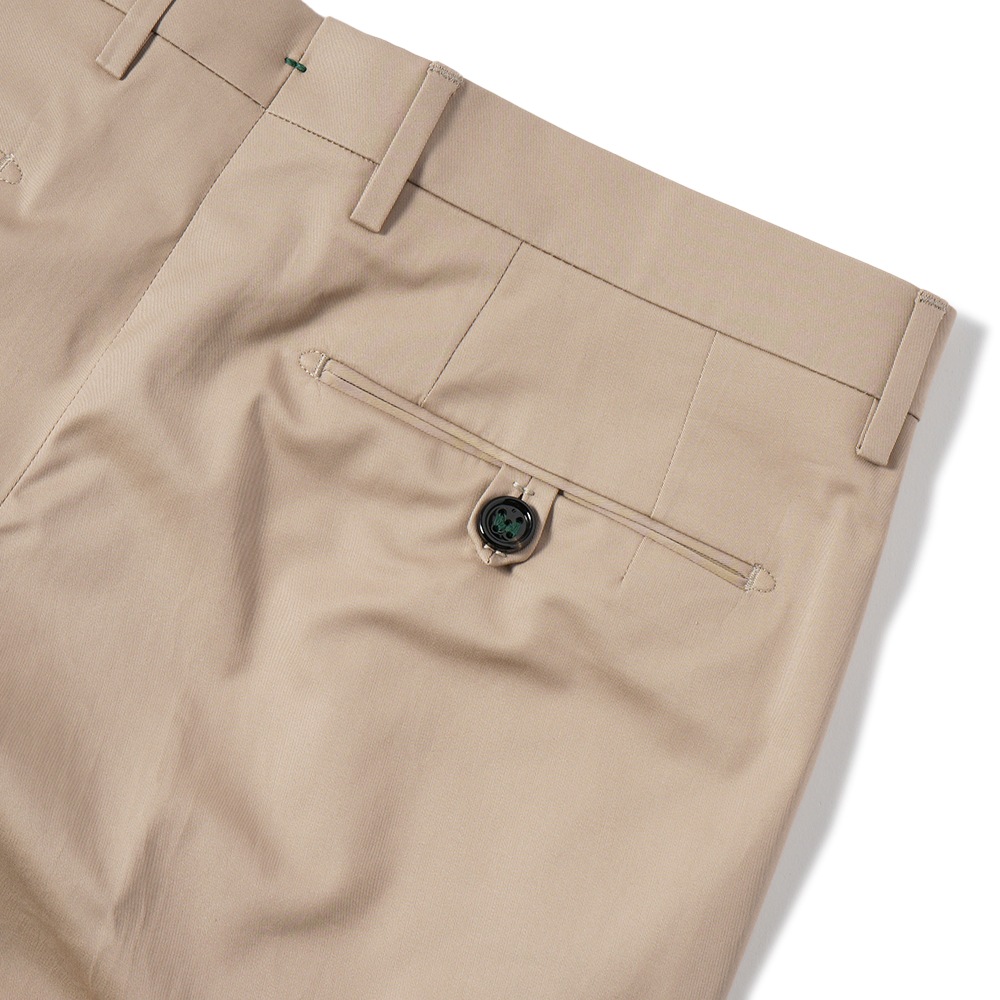 BERWICH ベルウィッチ JMORELLO-1P-CK1790X ストレッチコットンツイル 1プリーツ パンツ BEIGE