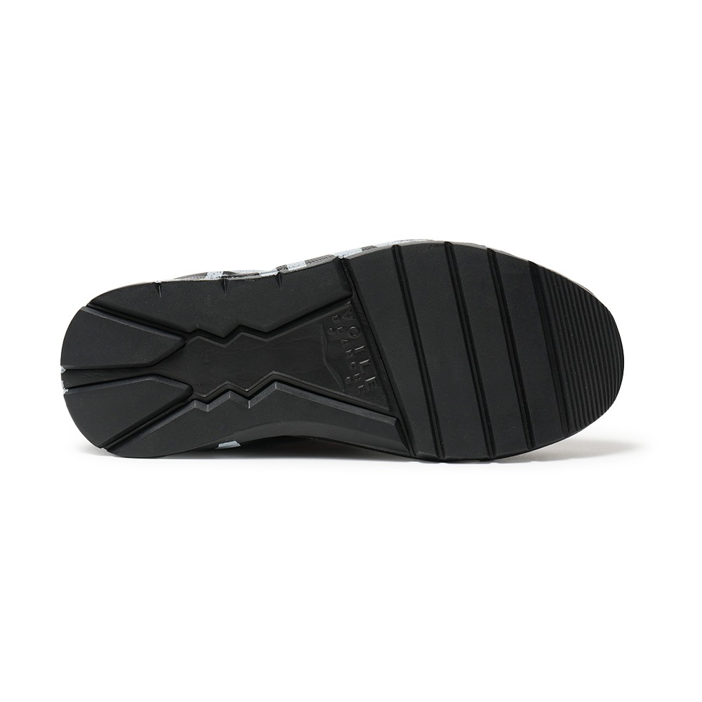 VOILE BLANCHE ボイルブランシェ CLUB01 スエード・ポリエステル スニーカー 2017465/06 GRY/BLK/RED