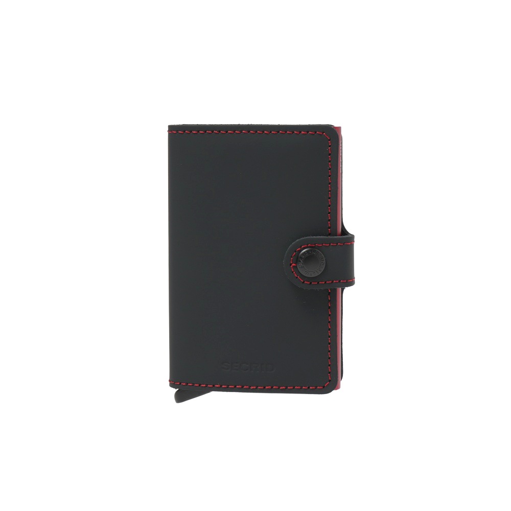 SECRID セクリッド MINIWALLET MATTE ミニウォレット BLACK/RED
