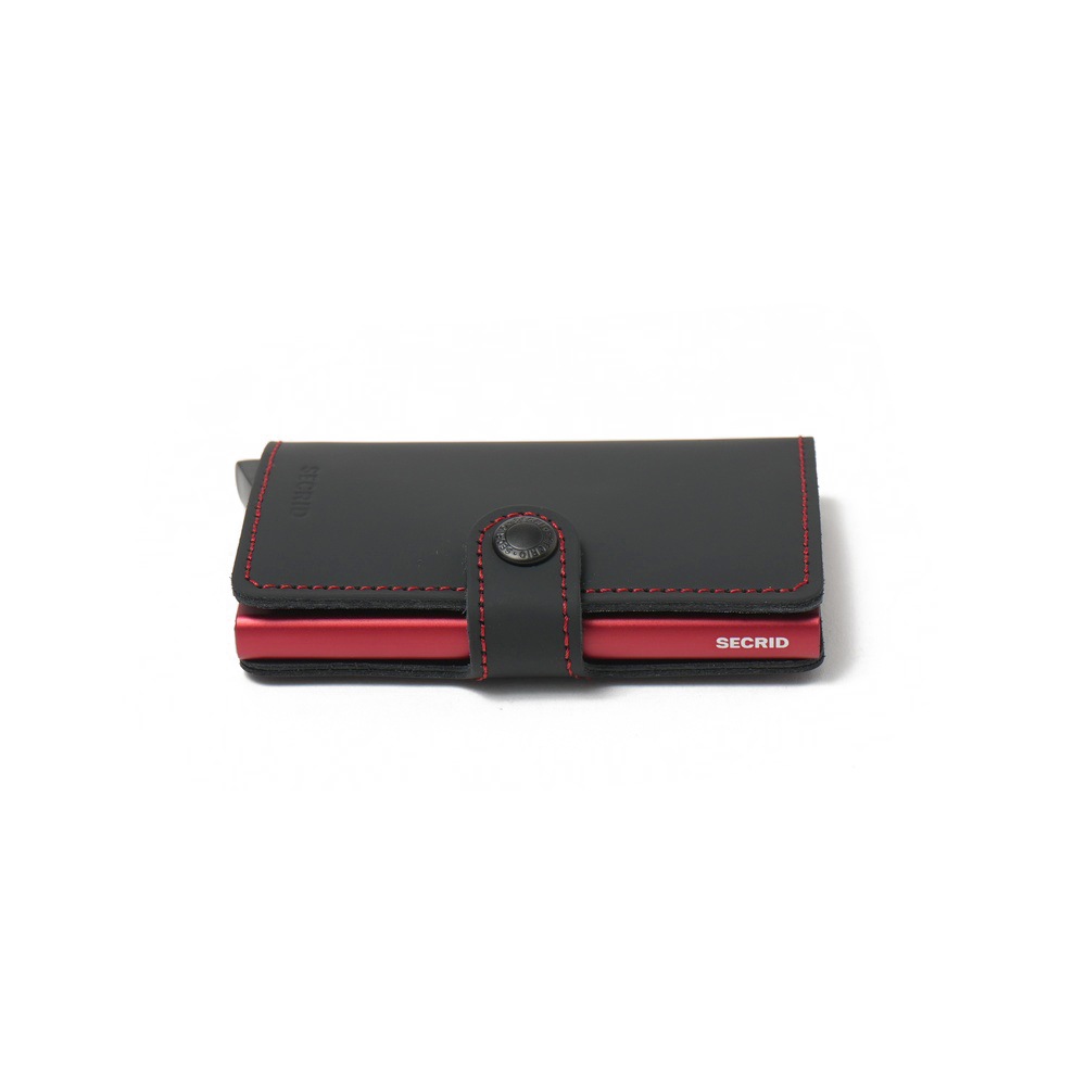 SECRID セクリッド MINIWALLET MATTE ミニウォレット BLACK/RED