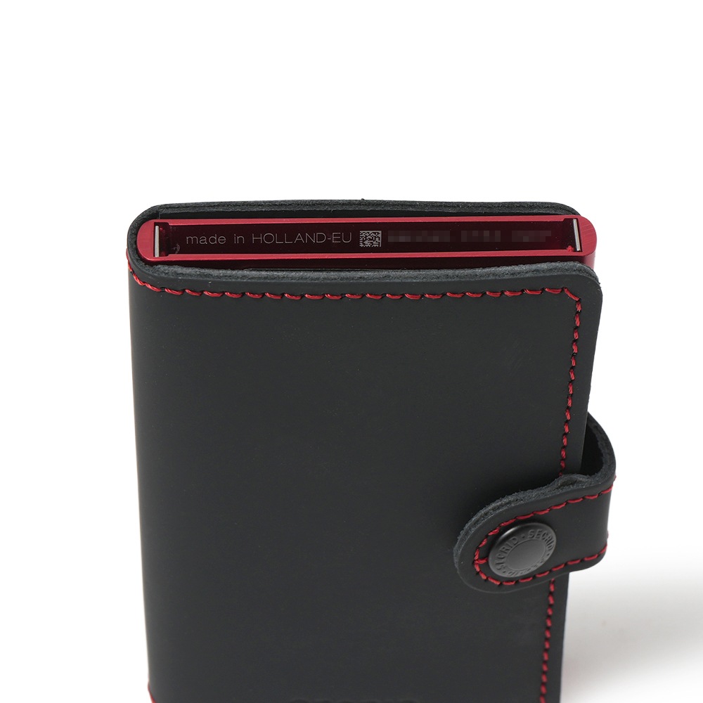SECRID セクリッド MINIWALLET MATTE ミニウォレット BLACK/RED