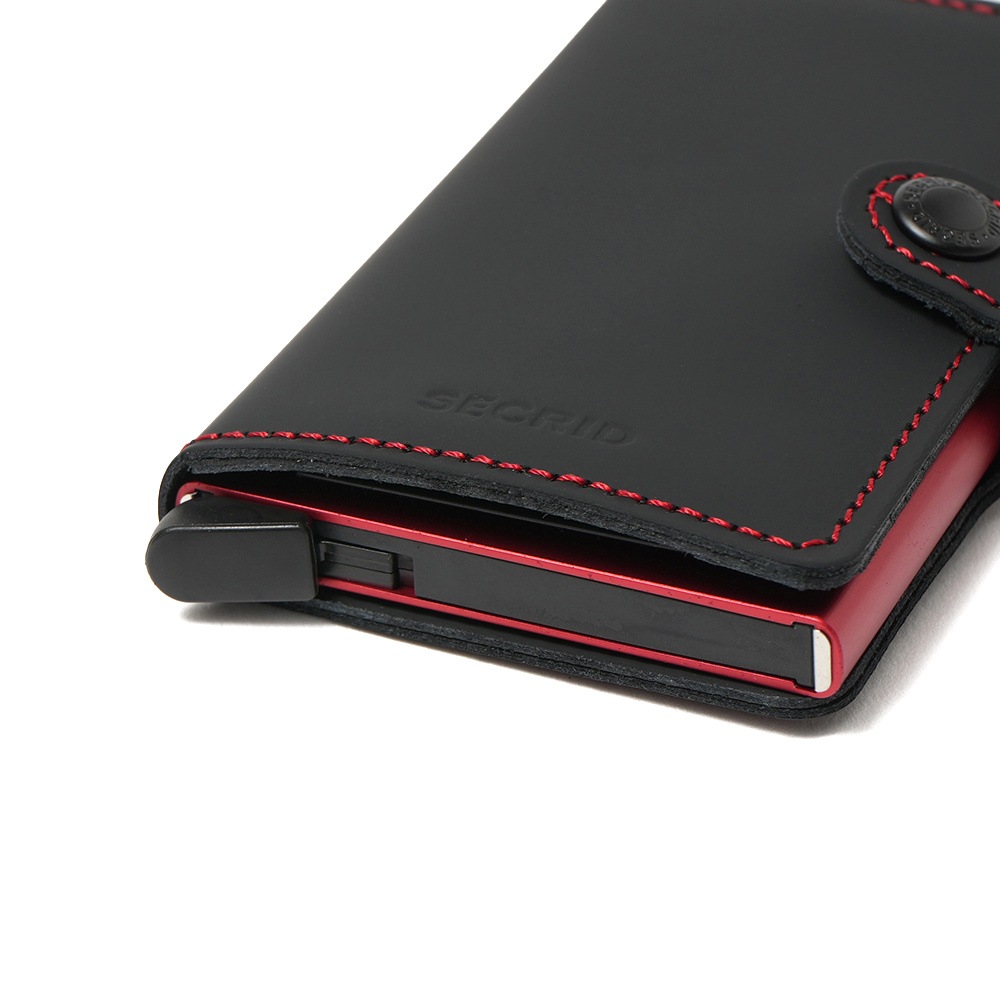 SECRID セクリッド MINIWALLET MATTE ミニウォレット BLACK/RED