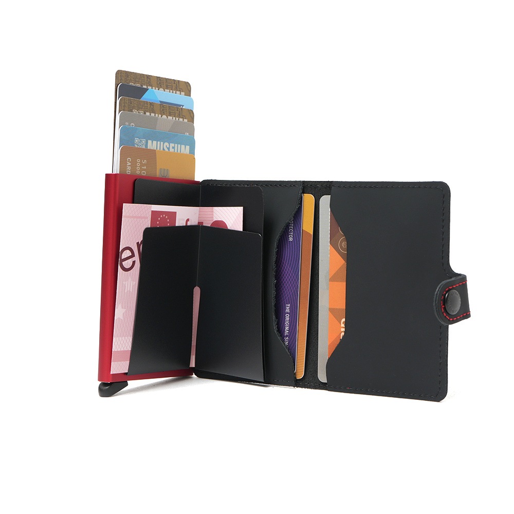 SECRID セクリッド MINIWALLET MATTE ミニウォレット BLACK/RED