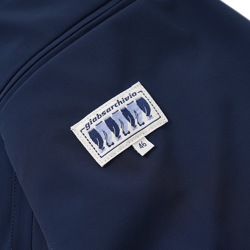 giab's ARCHIVIO ジャブスアルキヴィオ STROZZI A3710 ストロッツィ シャカヌメ 2B ジャケット NAVY