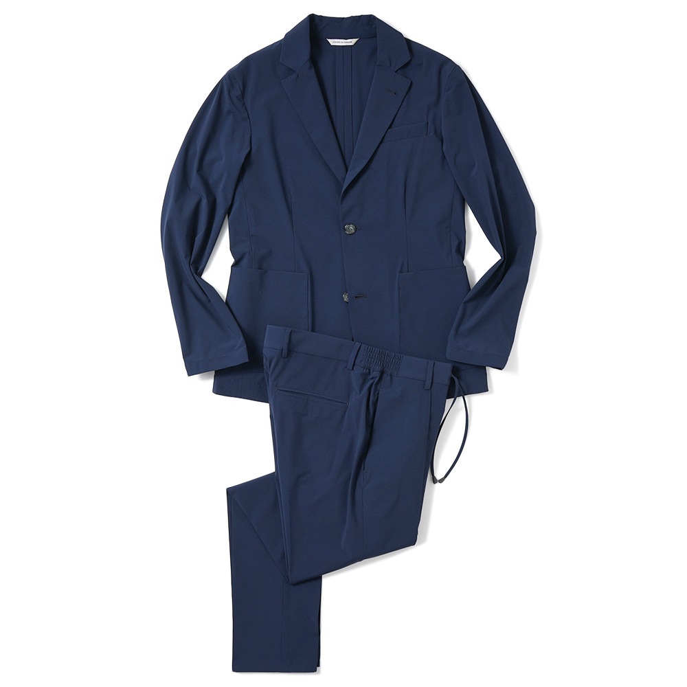 giab's ARCHIVIO ジャブスアルキヴィオ STROZZI A3710 ストロッツィ シャカヌメ 2B ジャケット NAVY