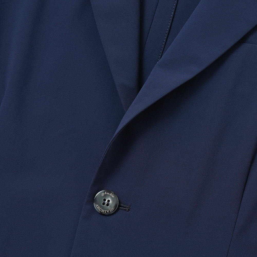 giab's ARCHIVIO ジャブスアルキヴィオ STROZZI A3710 ストロッツィ シャカヌメ 2B ジャケット NAVY