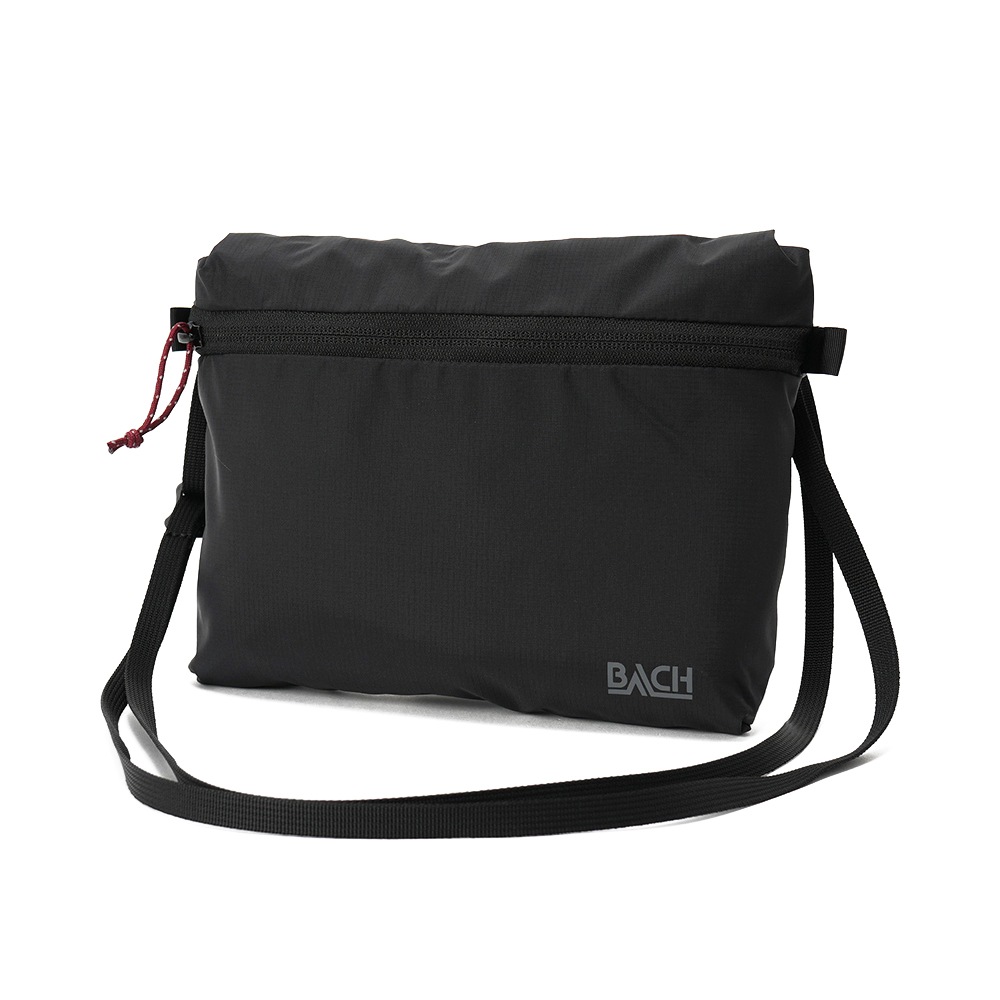 BACH バッハ CHEST POCKET CODURA リップストップナイロン 2way ショルダーバッグ BLACK