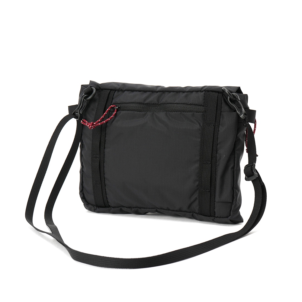 BACH バッハ CHEST POCKET CODURA リップストップナイロン 2way ショルダーバッグ BLACK
