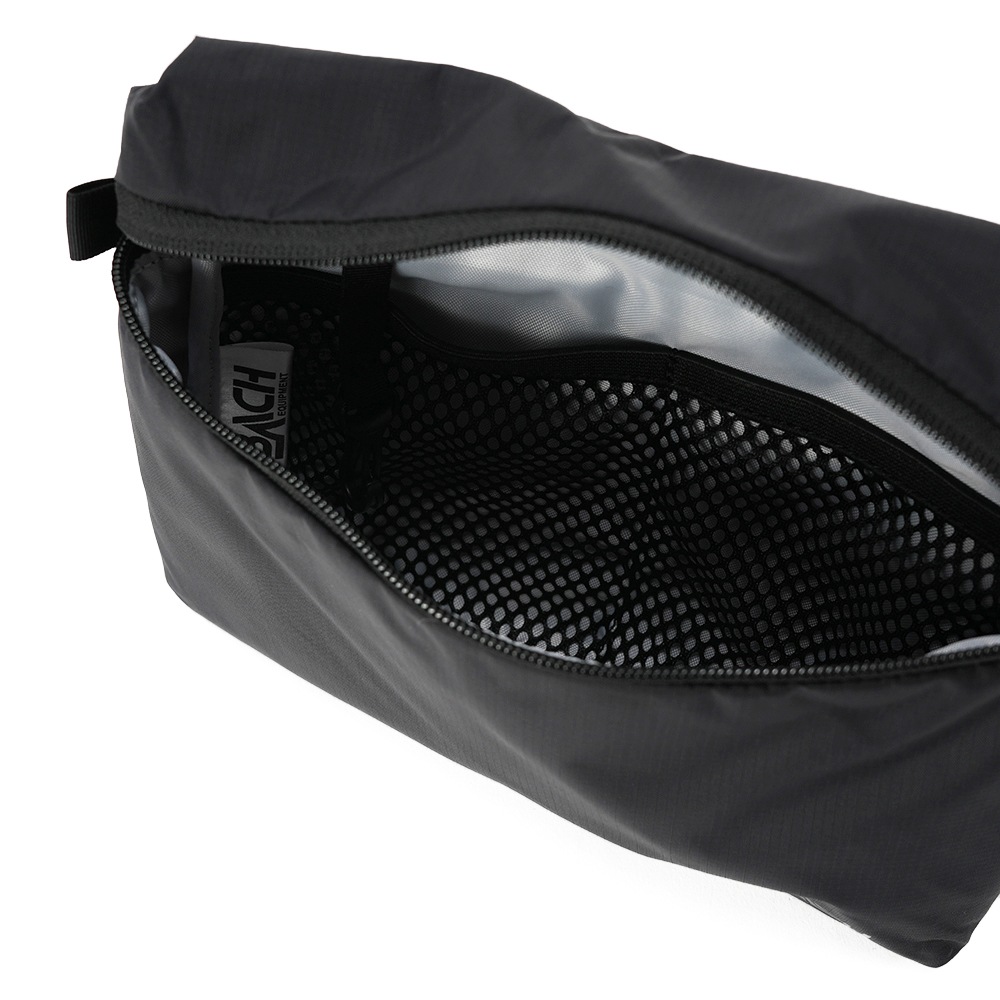 BACH バッハ CHEST POCKET CODURA リップストップナイロン 2way ショルダーバッグ BLACK