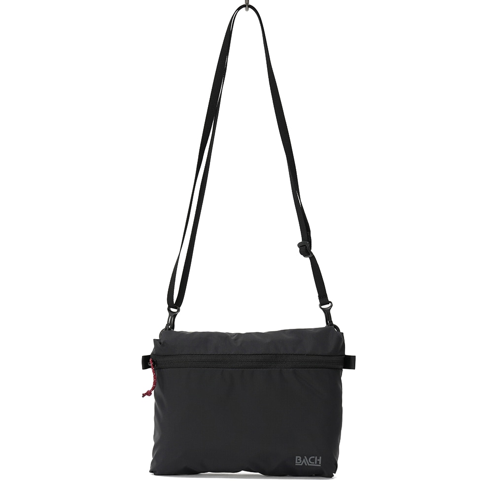 BACH バッハ CHEST POCKET CODURA リップストップナイロン 2way ショルダーバッグ BLACK