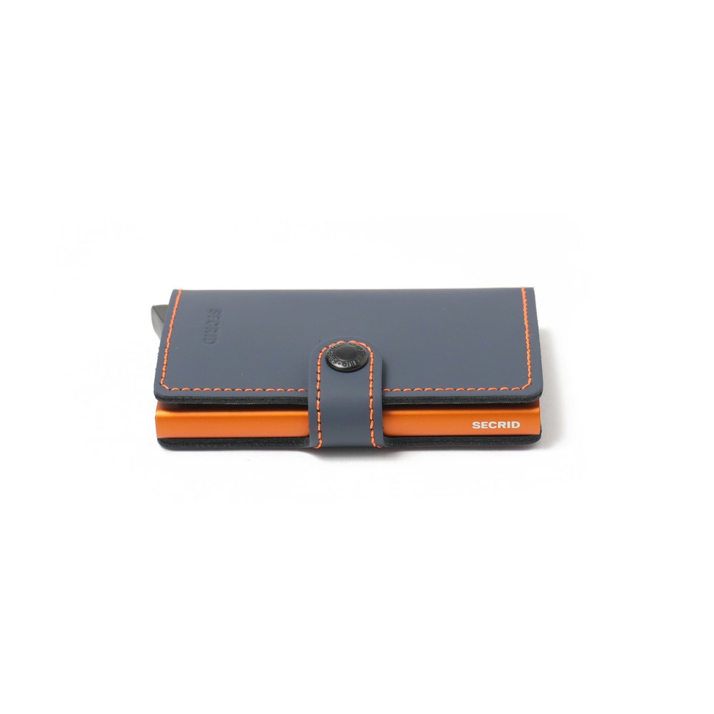 SECRID セクリッド MINIWALLET MATTE ミニウォレット NIGHT BLUE&ORANGE