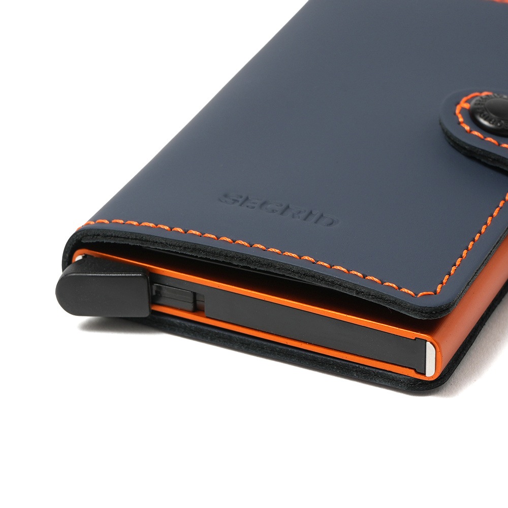 SECRID セクリッド MINIWALLET MATTE ミニウォレット NIGHT BLUE&ORANGE