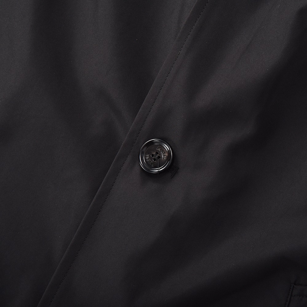 MOORER ムーレー BERNINI-KM ベルニーニ ポリエステル ハーフコート BLACK