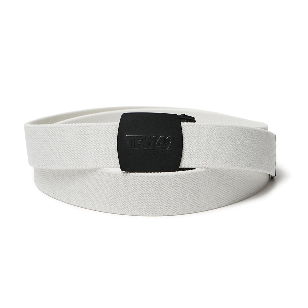 TFW49 ティーエフダブリュー49 RUBBER BELT ラバーベルト T132510001 WHITE